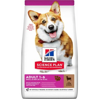 Hill's Science Plan Adult Small 300gr Dry Food for Adult Small Breed Dogs with Lamb - Petshop