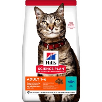 Hill's Science Plan Adult 1-6 Dry Food for Adult Cats with Tuna 300g