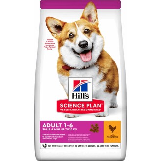 Hill's Science Plan Puppy <1 Small & Mini 10kg Dry Food for Small Breed Puppies with Chicken - Petshop