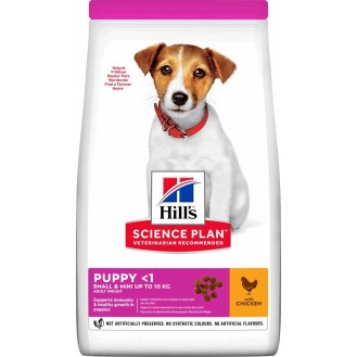 Hill's Science Plan Puppy <1 Small & Mini 1.5kg Dry Food for Small Breed Puppies with Chicken - Petshop