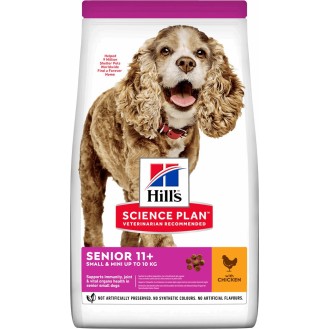 Hill's Science Plan Senior 11+ Small & Mini 1.5kg Dry Food for Senior Small Breed Dogs with Chicken - Petshop