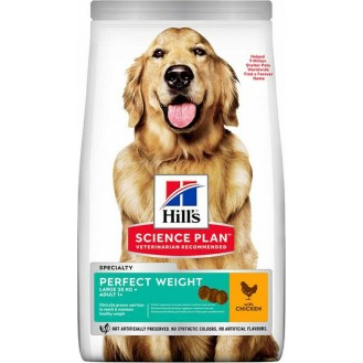 Hill's Science Plan Perfect Weight Adult Large 12kg Dry Food for Adult Large Breed Dogs Diet with Chicken - Petshop