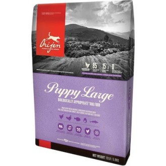 Orijen Puppy Large Grain Free Dry Dog Food for Large Breeds with Turkey and Chicken 11.4kg - Petshop