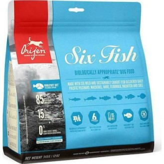 Orijen Six Fish Grain Free Dry Dog Food 0.34kg - For All Breeds