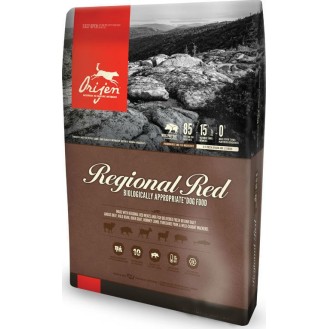 Orijen Regional Red Grain Free Dry Dog Food - Bison, Lamb, and Calf 11.4kg
