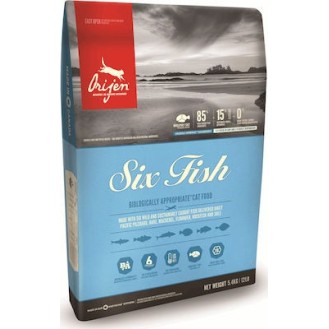 Orijen Six Fish Dry Grain Free Adult Cat Food 1.8kg