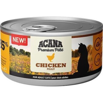 Acana Premium Pate Wet Food for Adult Cats - Chicken Flavor - 1pc 85g Can