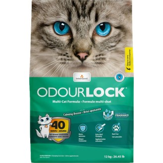 Odour Lock Calming Breeze Clumping Cat Litter 12kg - Petshop