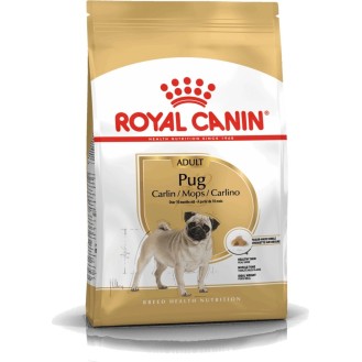 Royal Canin Adult Pug 3kg Dry Food for Small Breed Adult Dogs - Maize, Poultry, Rice