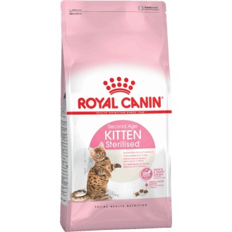Royal Canin Second Age Kitten Sterilized Dry Food for Juvenile Sterilized Cats with Poultry 400g