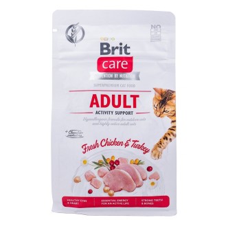 Brit Adult Activity Support Dry Food for Adult Cats with Turkey / Chicken 7kg - Petshop