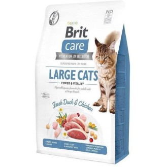 Brit Large Cats Power & Vitality Dry Food for Adult Cats with Chicken / Duck 7kg - Petshop