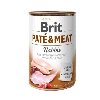 Brit Paté & Meat Rabbit 400gr - Premium Petshop Product
