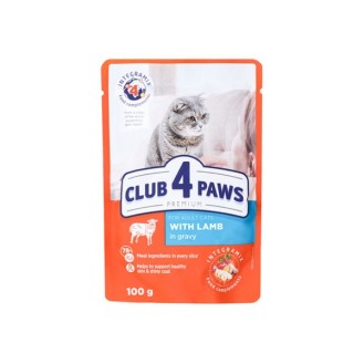 Club 4 Paws Premium Lamb in Gravy Canned Cat Food 100g