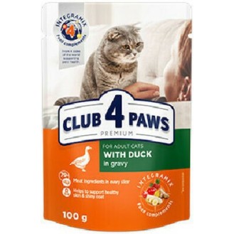 Club 4 Paws Premium: Duck in Gravy Canned Cat Food 100g