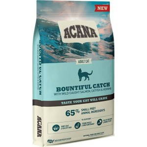 Acana Bountiful Catch Dry Food for Adult Cats with Salmon 1.8kg - Premium Cat Food for Healthy Adult Cats