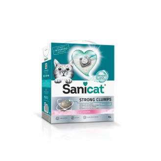 Sanicat Strong Clumps 6L - Premium Cat Litter for Easy Cleanup