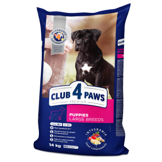 CLUB 4 PAWS Premium Large Breed Puppy Chicken Dry Pet Food 14 kg