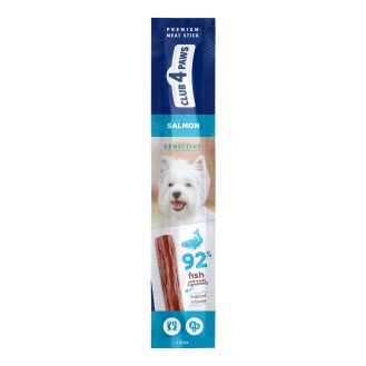 CLUB 4 PAWS SENSITIVE Premium Meaty Stick: SALMON - Complementary pet food for dogs, 0.12gr