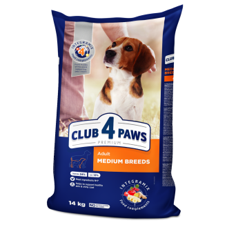 CLUB 4 PAWS Premium Medium Breed Dry Dog Food, 14 kg